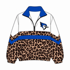Brown Cheetah Windbreaker - Bluejays