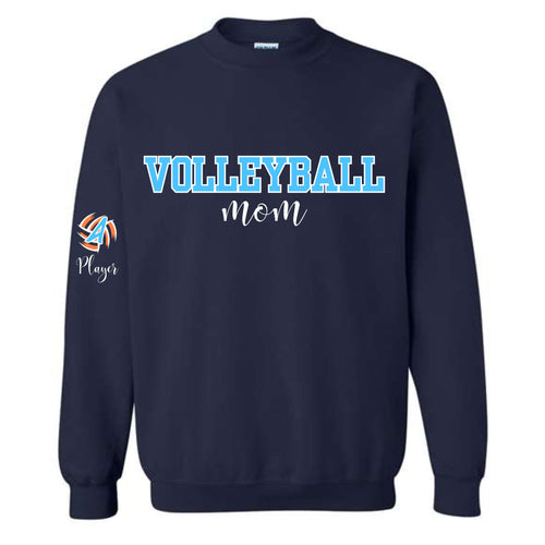 Navy Blue Volleyball Mom