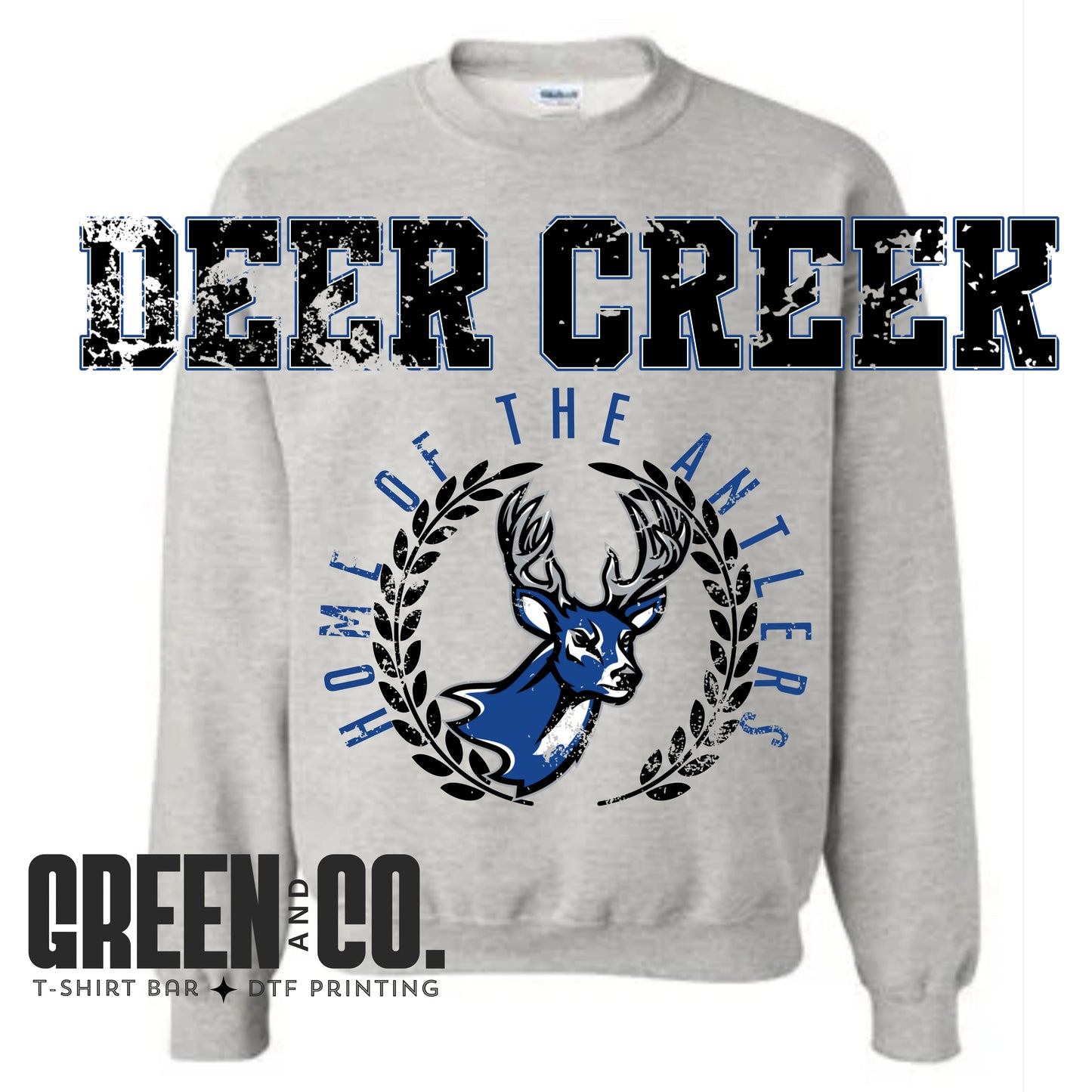 DEER CREEK VINTAGE VARSITY SWEATSHIRT