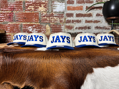 JAYS Royal Blue Puff Embordiered Hat