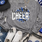 GHS Cheer Pom Long Sleeve Mineral Wash