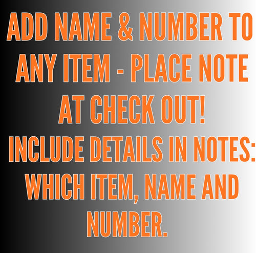 Add Name & Number