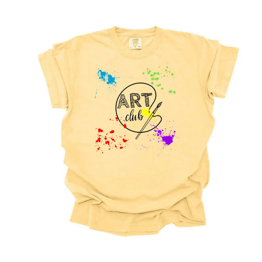Art Club- Paint splatter Art Club