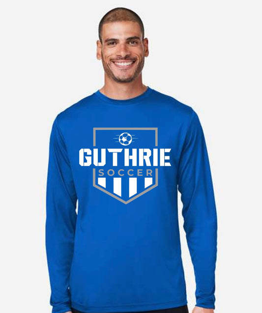 Dry Fit Royal Blue Guthrie Soccer Crest