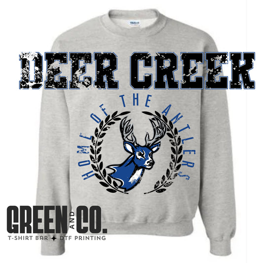DEER CREEK VINTAGE VARSITY SWEATSHIRT