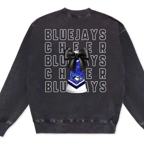 Mineral Wash Black Crewneck