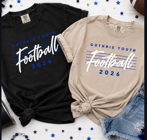 Comfort Color Tee - GY Football